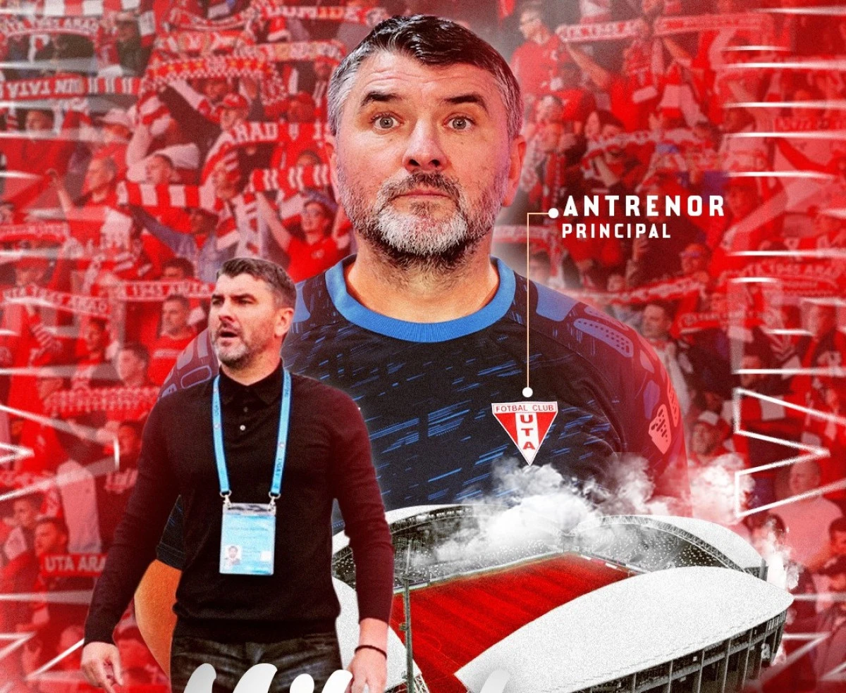 Oficial: Adrian Mihalcea este noul antrenor al UTA-ei! Se știe și staff-ul fostului dinamovist