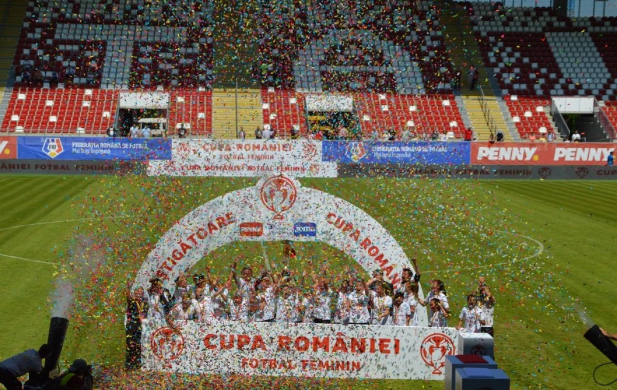 Olimpia Cluj a făcut eventul la Arad! Campioana ia şi Cupa, în primul meci cu public de pe noul “Francisc Neuman”