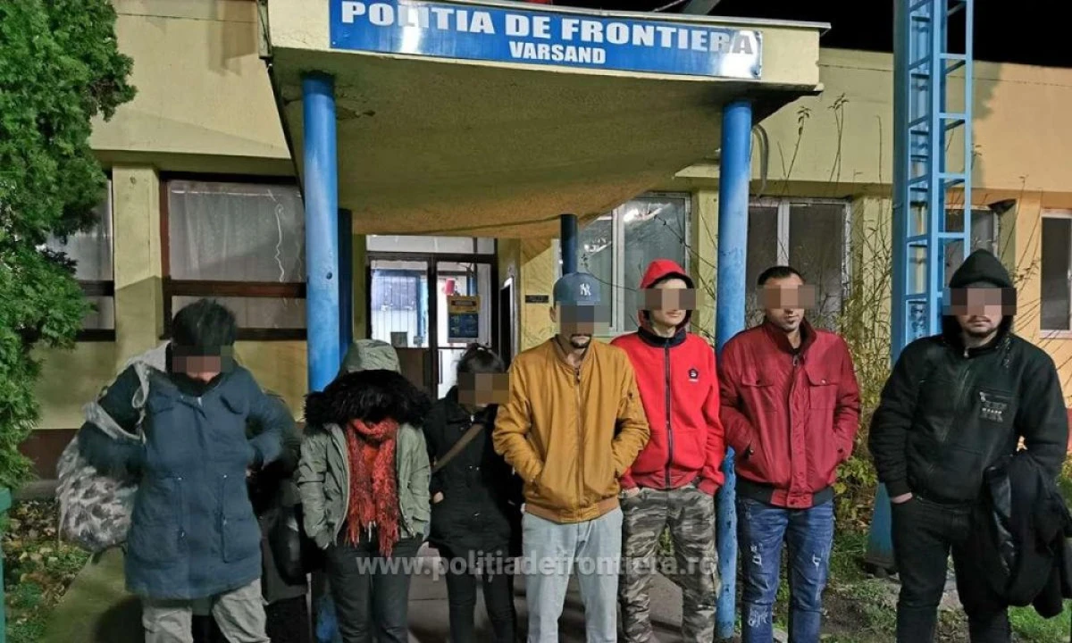 Opt cetăţeni irakieni, depistaţi în apropierea frontierei cu Ungaria