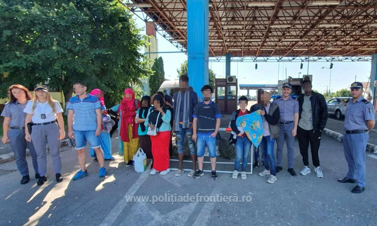 Optsprezece migranți au încercat să treacă ilegal în Ungaria, pe la Vărșand