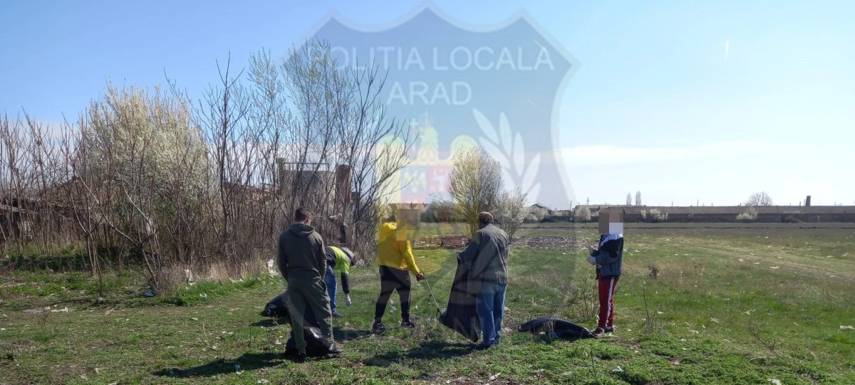 Orașul, curățat de deținuți și asistați social