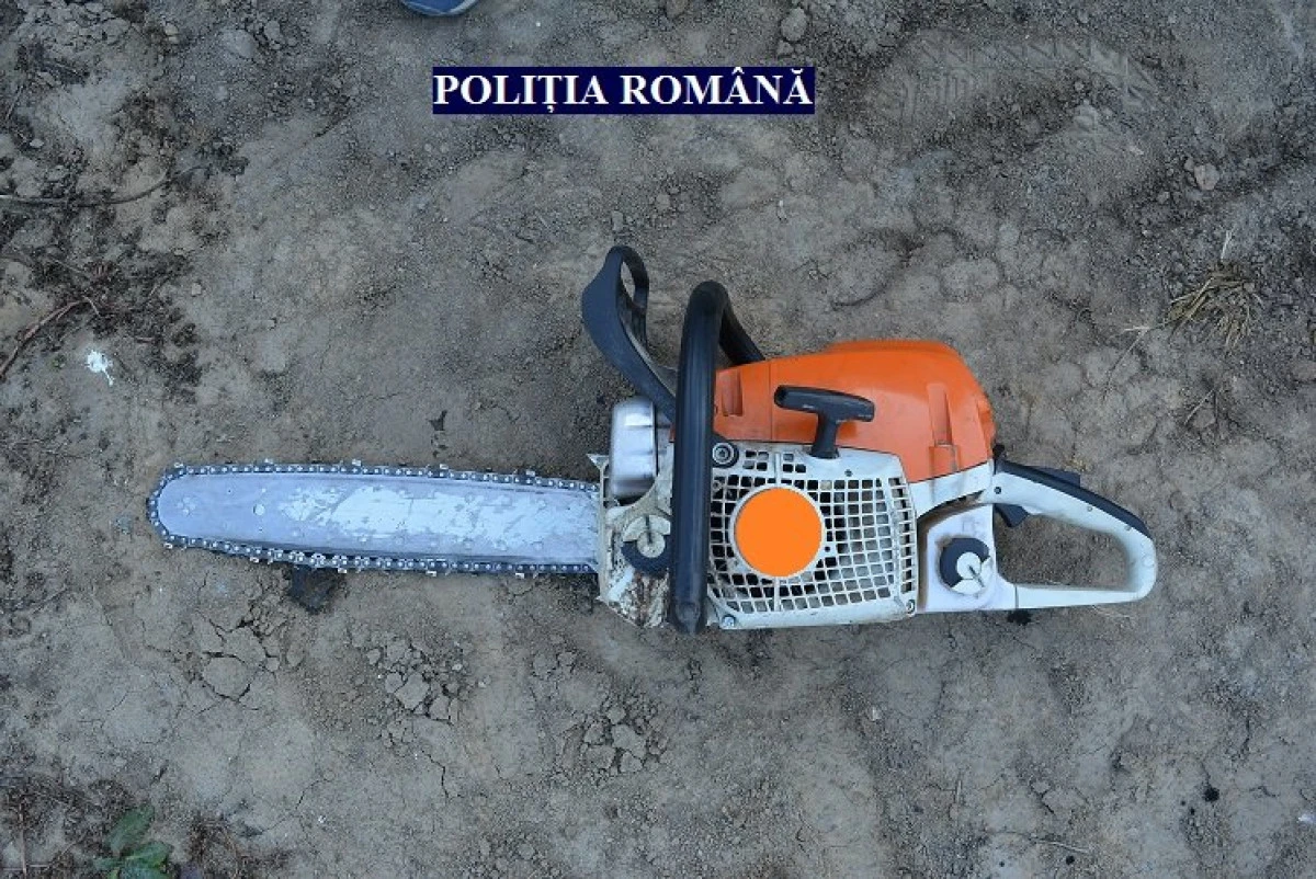 Pădurar din Lipova, amenințat cu un motofierăstrău de un hoț de lemne