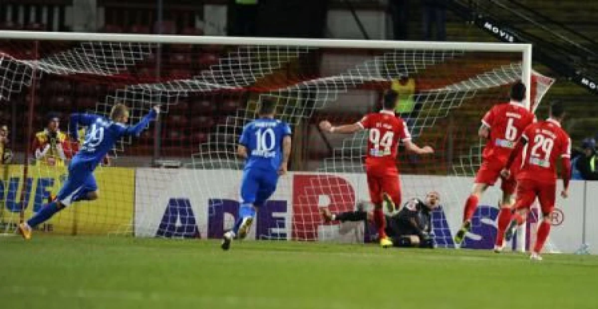 PANDURII TARGU JIU ESTE PRIMA FINALISTA A CUPEI LIGII, DUPA 3-1 CU DINAMO