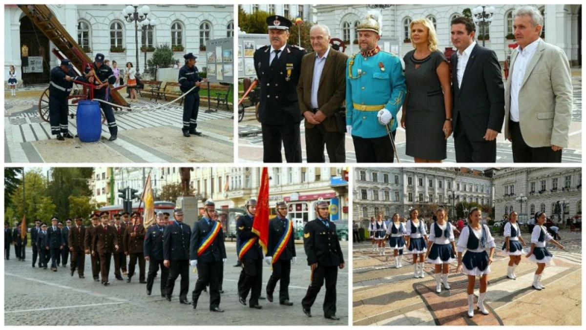 „PARADA FORMAȚIILOR CIVILE DE POMPIERI”, LA ARAD