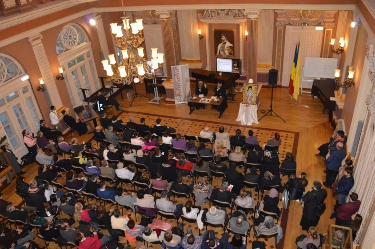 PARINTELE AGAPIE CORBU A SUSTINUT LA ARAD O CONFERINTA DESPRE SFANTUL NECTARIE, FILOCALICUL