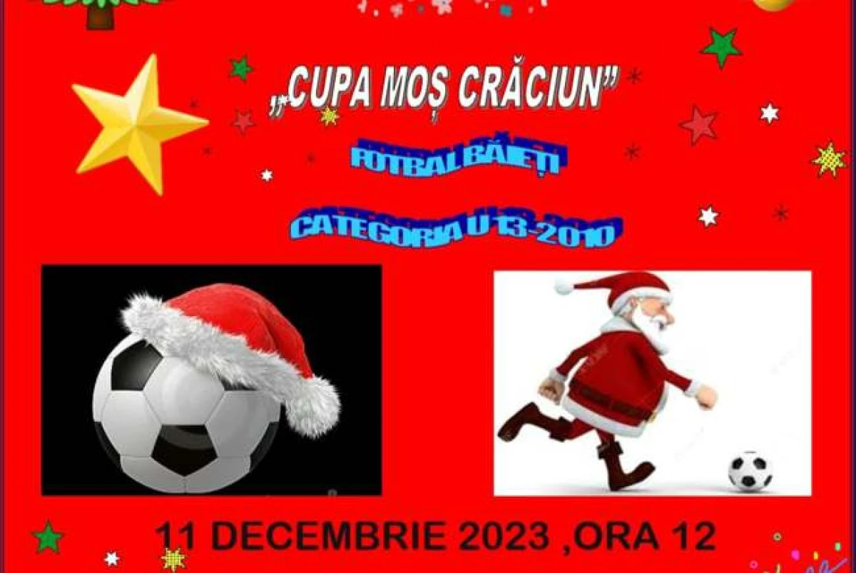 Participare record la a 16-a ediție a Cupei Moș Crăciun la fotbal