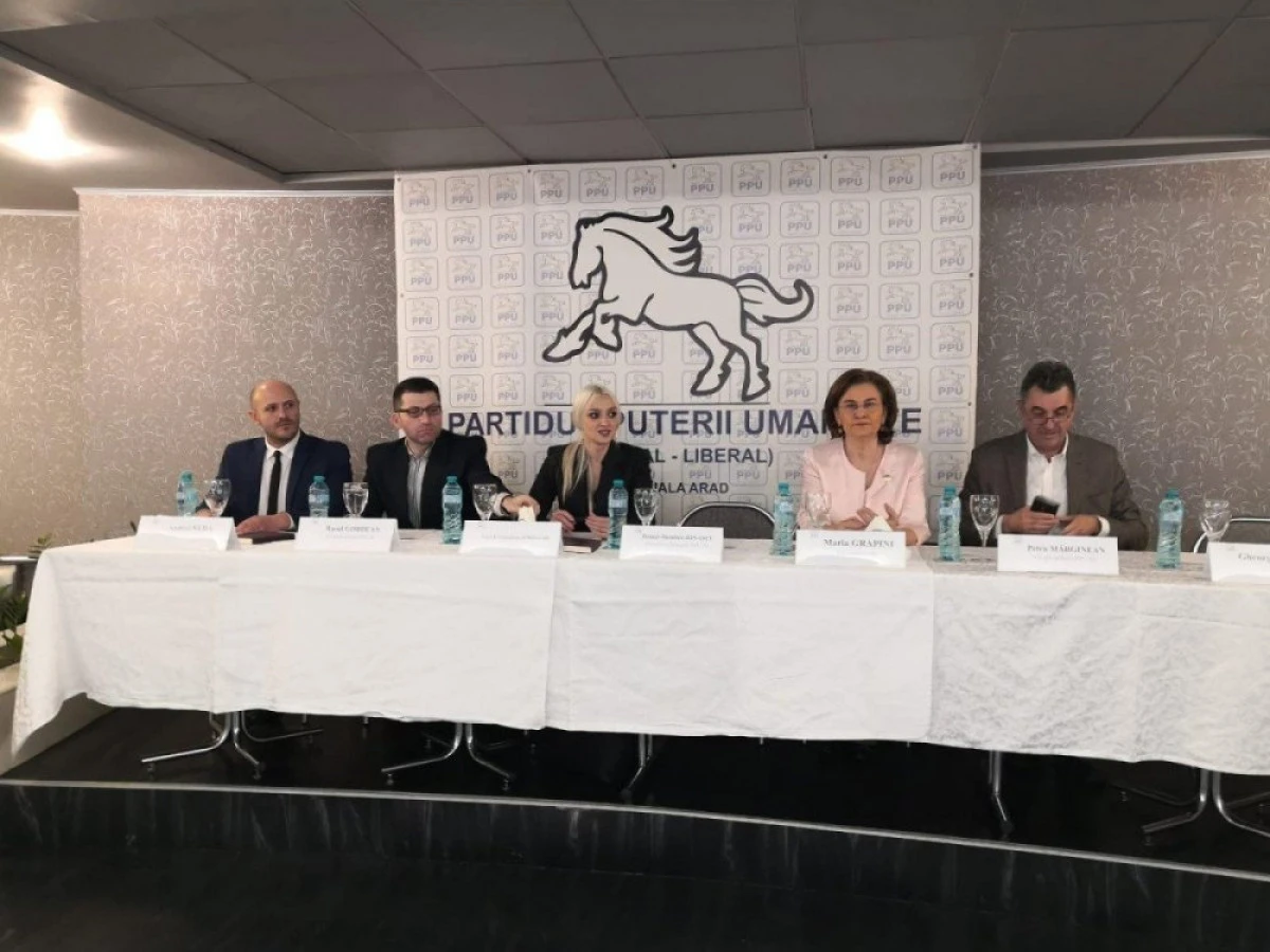 Partidul Puterii Umaniste anunță că a „transferat“ 200 de membri ai PSD Arad