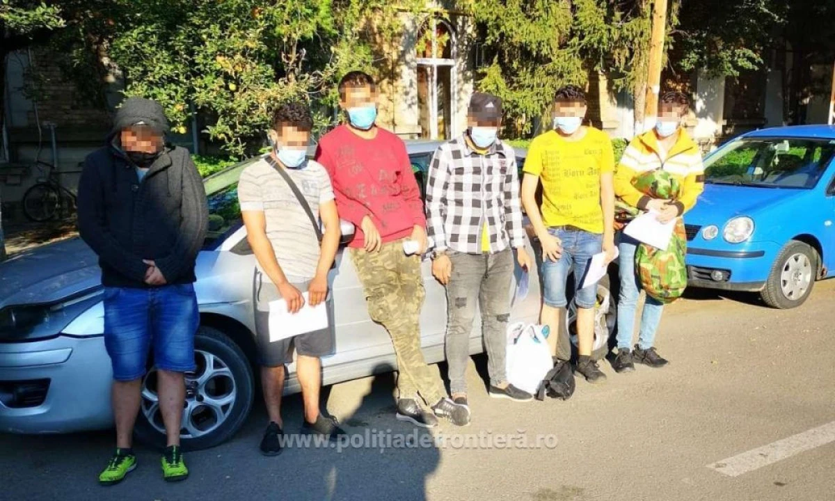 Patru bărbați și un minor din Siria, opriţi la frontiera de vest