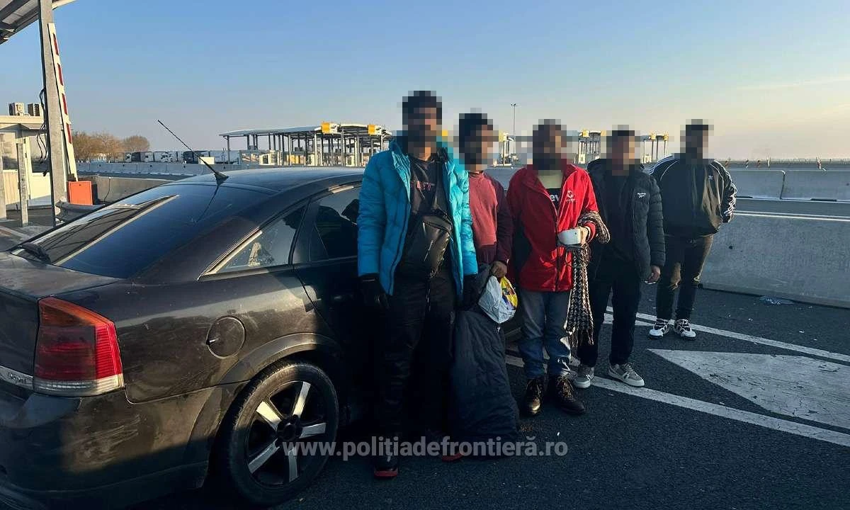 Patru cetățeni din Bangladesh fără drept de a călători în spațiul Schengen, depistați de polițiștii de frontieră la Nădlac