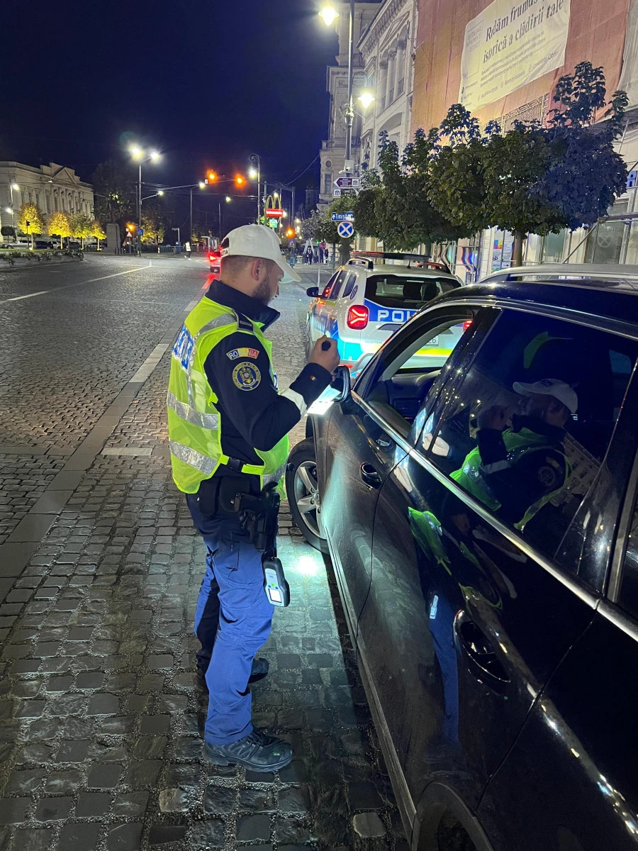 Patru șoferi au fost prinși băuți sau drogați, în urma unei acțiuni a polițiștilor arădeni