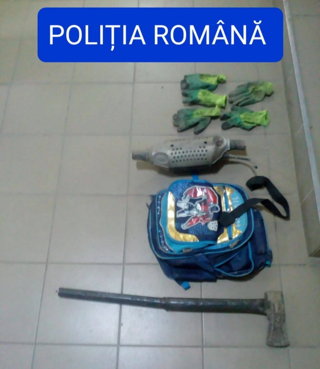 Patru tineri au fost prinși în flagrant, în timp ce furau catalizatoare de la mașini