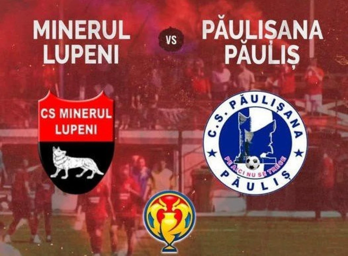 Păulișul încearcă să scrie istorie în fieful favoritei din Lupeni, pentru a intra în faza națională a Cupei