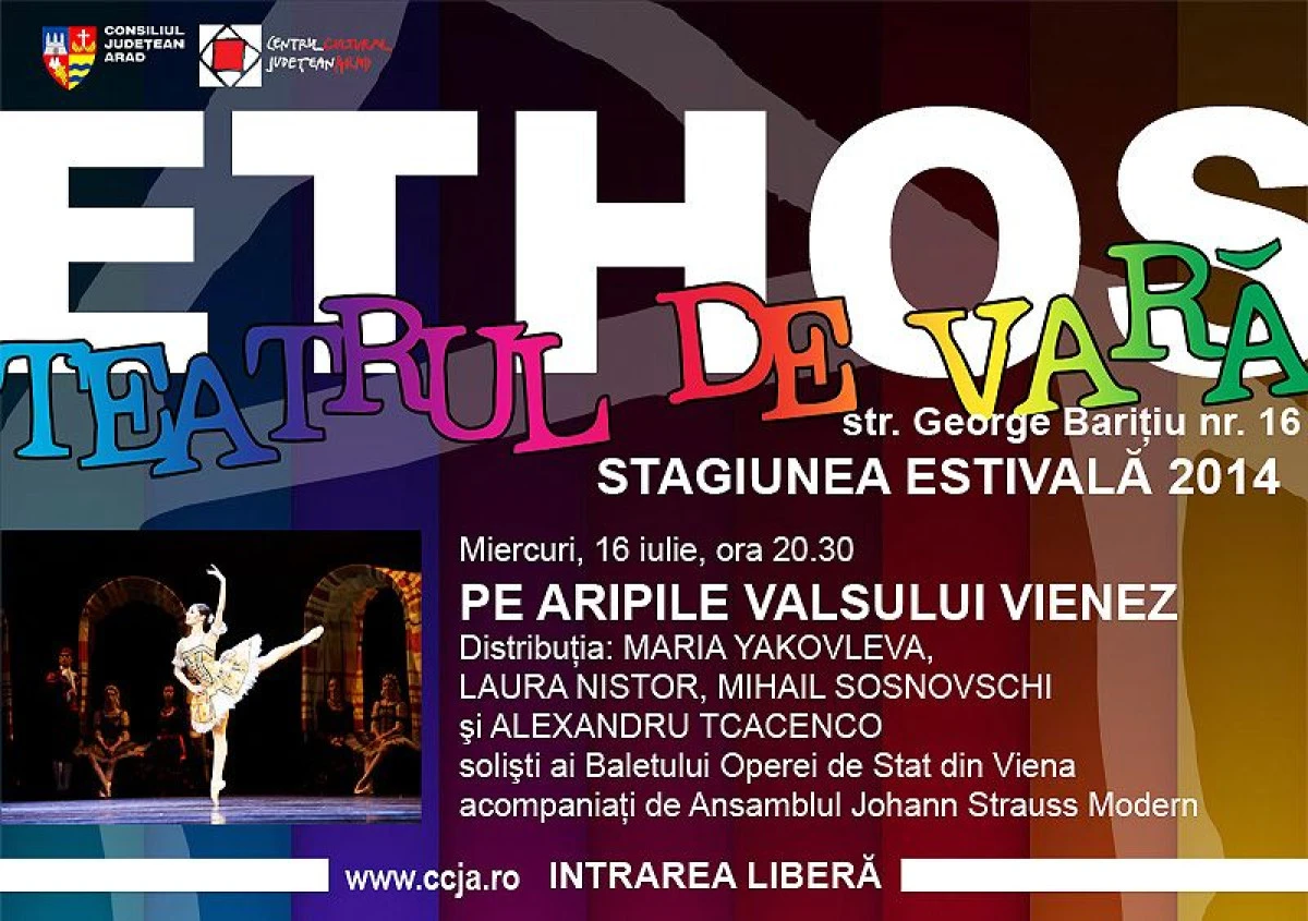 „PE ARIPILE DANSULUI VIENEZ“, LA TEATRUL DE VARA
