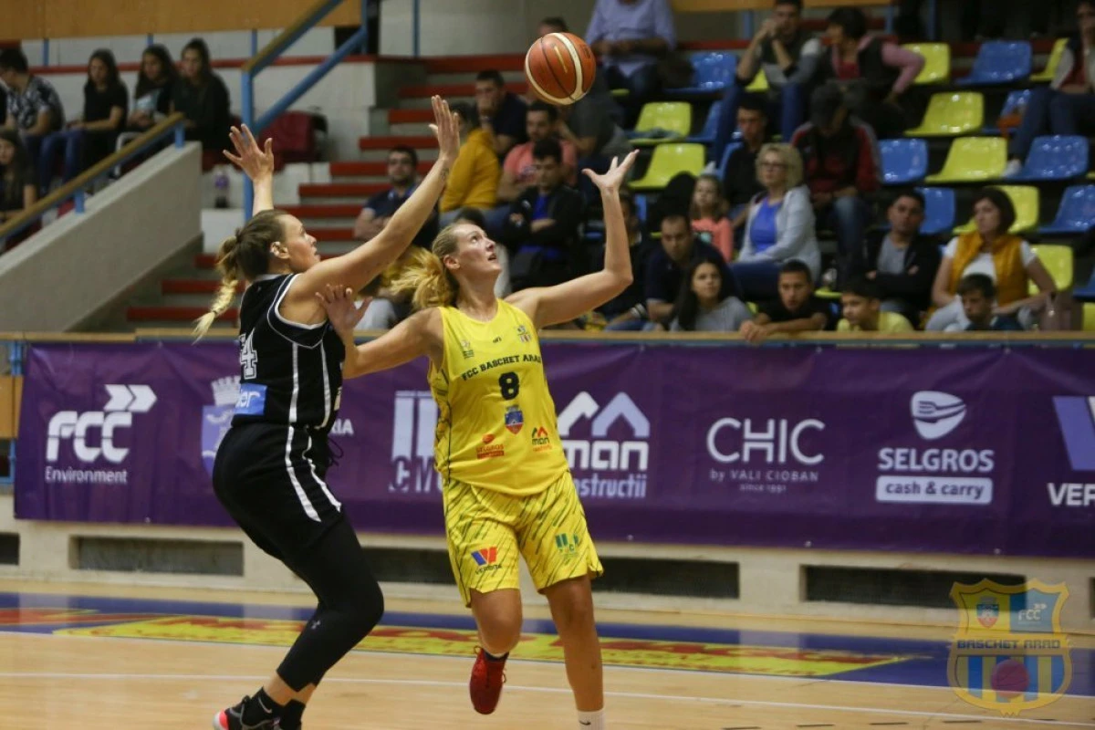 PEAC Pecs s-a impus în meciul de prezentare al FCC Baschet Arad