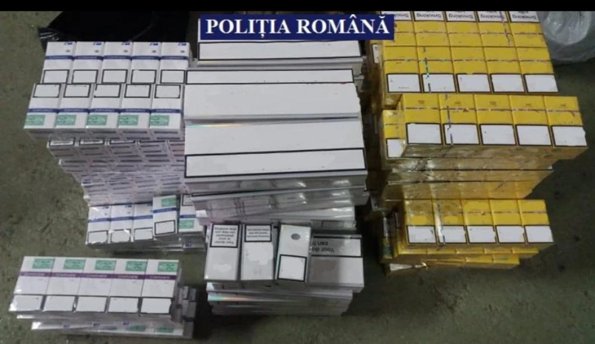 Percheziții în Arad și Semlac! Trei bărbați, reținuți pentru contrabandă cu țigări