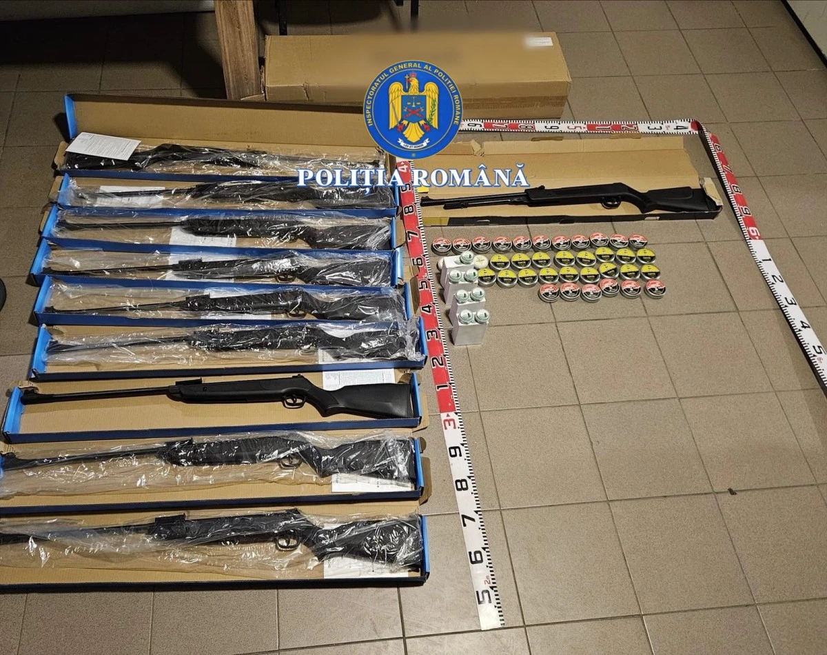 Percheziții în Chișineu-Criș, într-un dosar privind nerespectarea regimului armelor și munițiilor