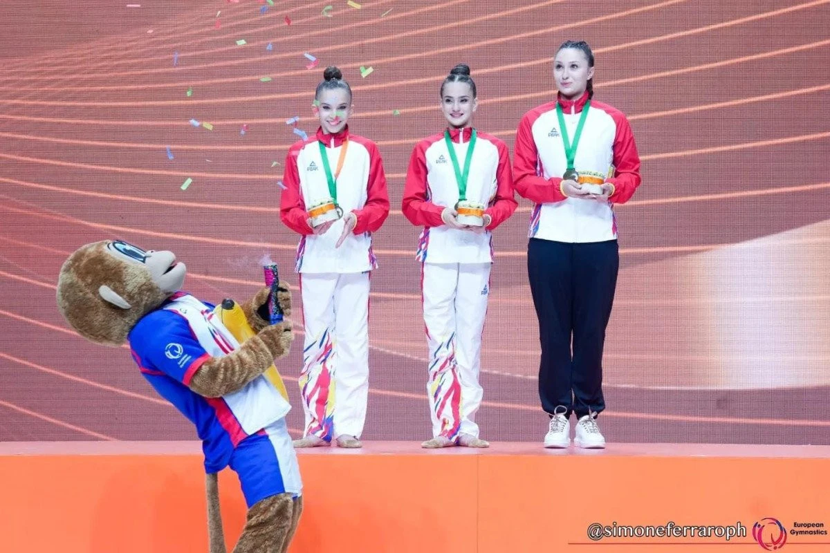 Performanță istorică: România este campioană europeană de junioare la gimnastică ritmică! Aradul are cinci reprezentante la Budapesta