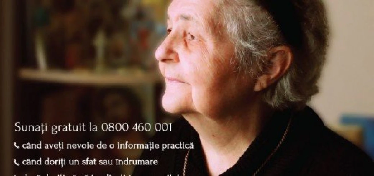Peste 10.000 de apeluri la ”Telefonul Vârstnicului”, în 2019