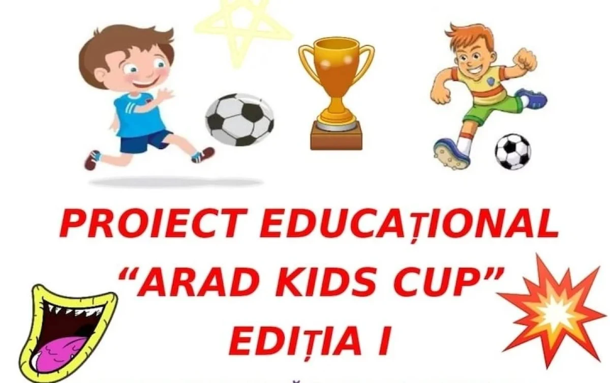 Peste 150 de copii din școli și grădinițe vor participa la prima ediție a „Arad Kids Cup”