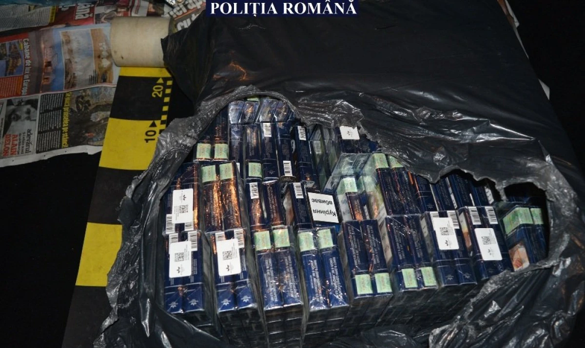 Peste 49.000 de țigarete, confiscate de polițiștii arădeni