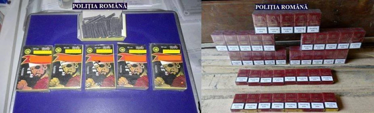 Petarde și țigări de contrabandă, descoperite la Lipova