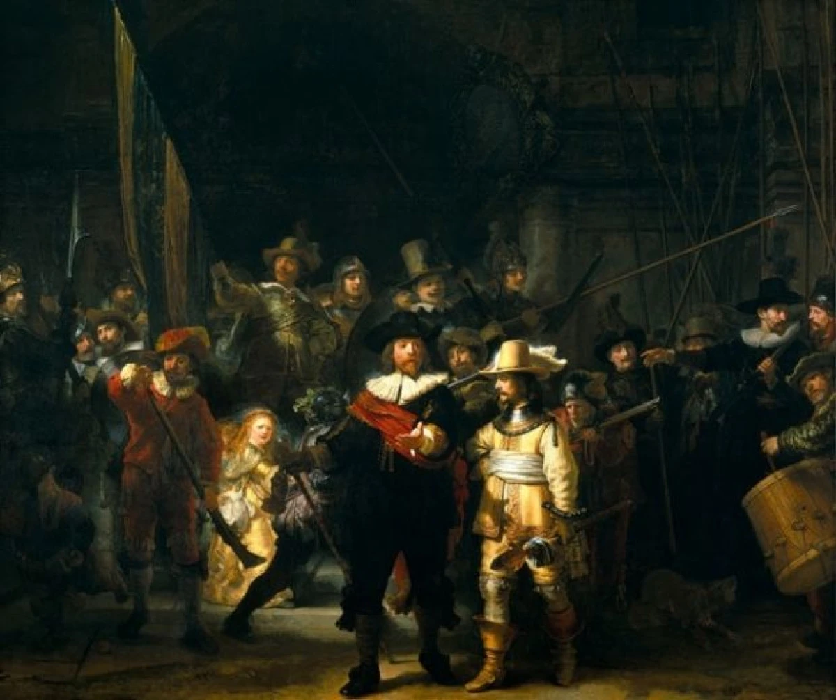 Pictura ”Rondul de noapte” de Rembrandt va fi restaurată în public