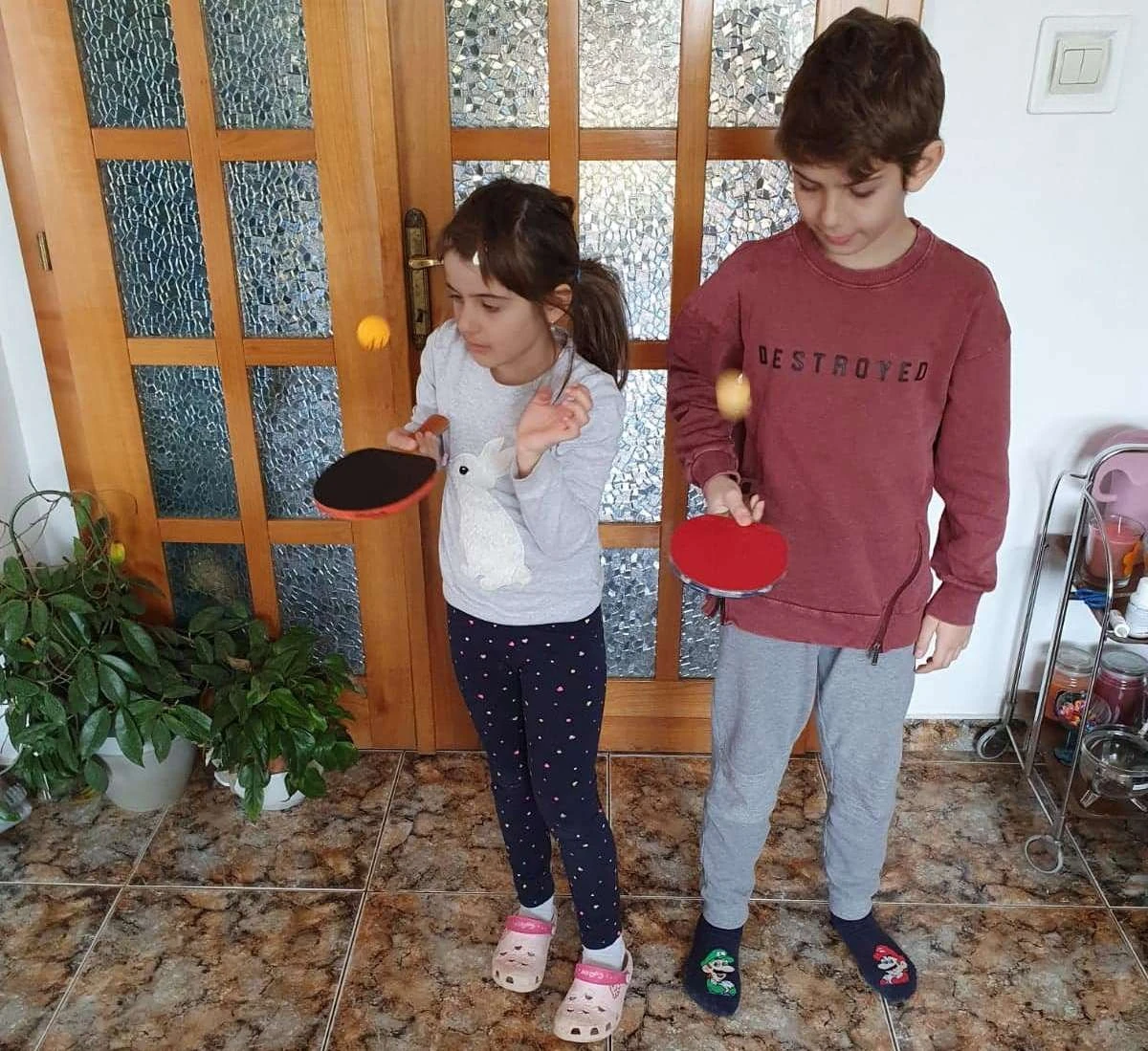 Ping-pong în ipostaze... intime, pe vreme de pandemie! (FOTO)