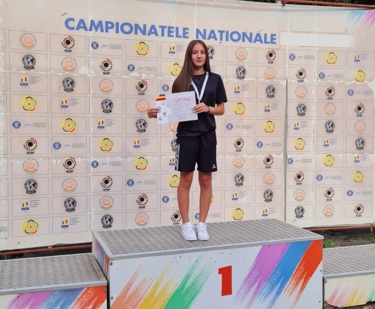 Pistolara Jessica Ianțoc, de la CSM Arad, a urcat pe podiumul Cupei României