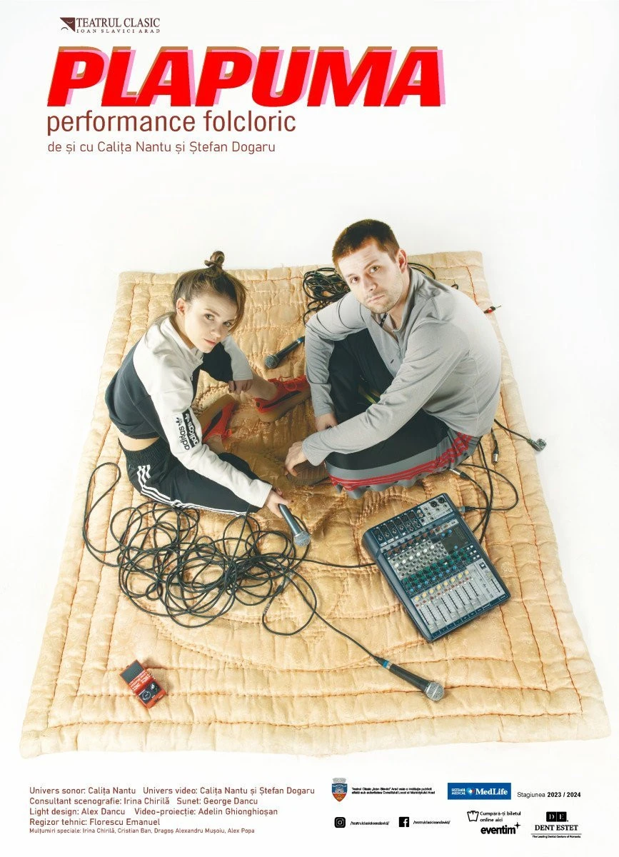 PLAPUMA.performance folcloric, premieră pe scena Teatrului Clasic Ioan Slavici Arad
