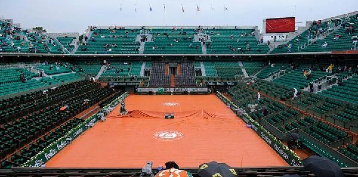PLOUĂ LA ROLAND GARROS. TOATE MECIURILE DE LUNI, ANULATE