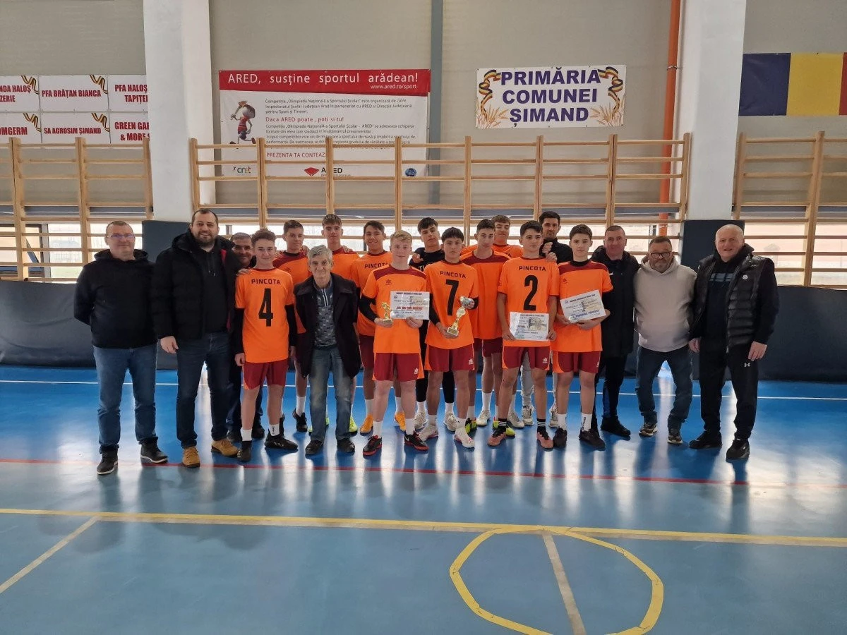 Podgoria Pâncota a câștigat Memorialul „Nicolae Ardelean” la fotbal în sală