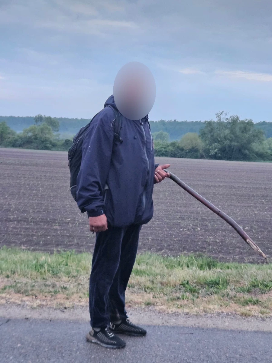 Poliția Arad a făcut verificări după distribuirea unei imagini cu un presupus individ violent