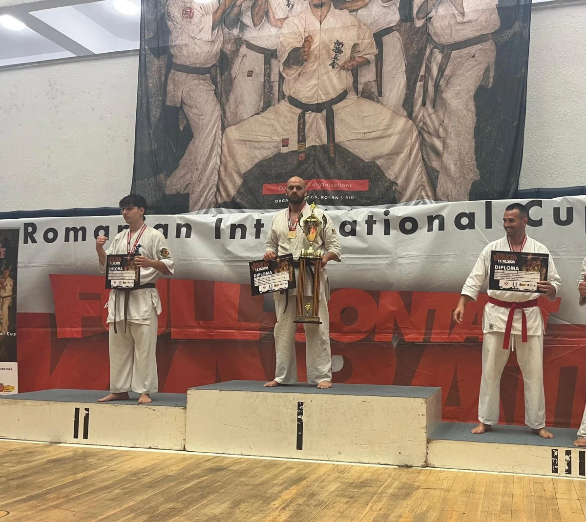 Polițist arădean, locul I la Romanian International Cup la Karate Kyokushin