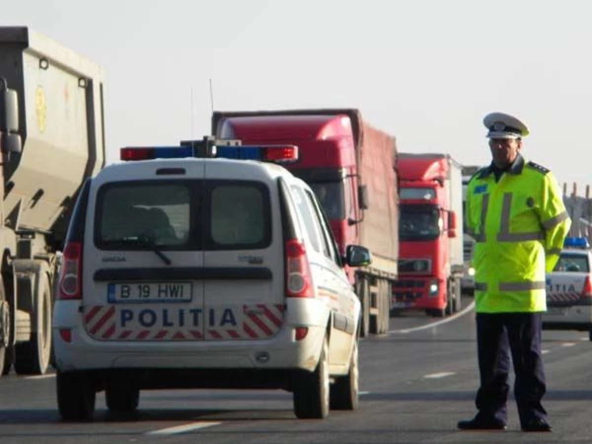 POLITISTII RUTIERI IN ACTIUNE