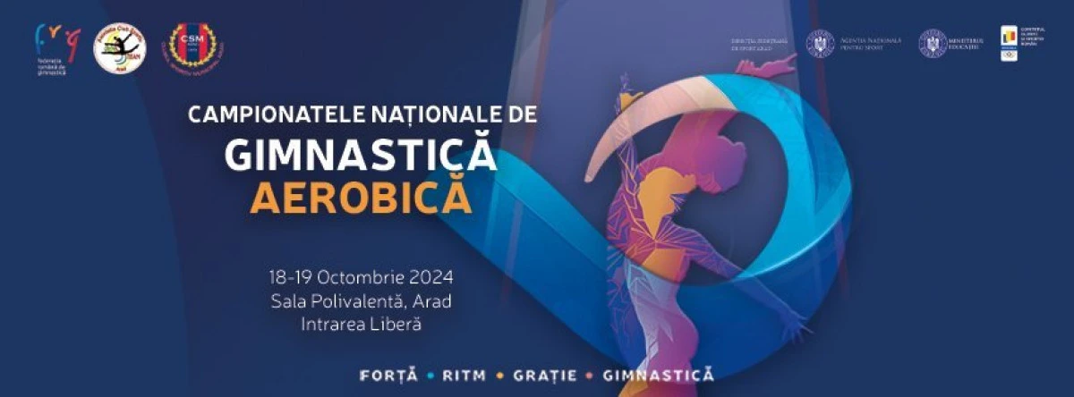 Polivalenta arădeană găzduiește vineri și sâmbătă Naționalele de gimnastică aerobică