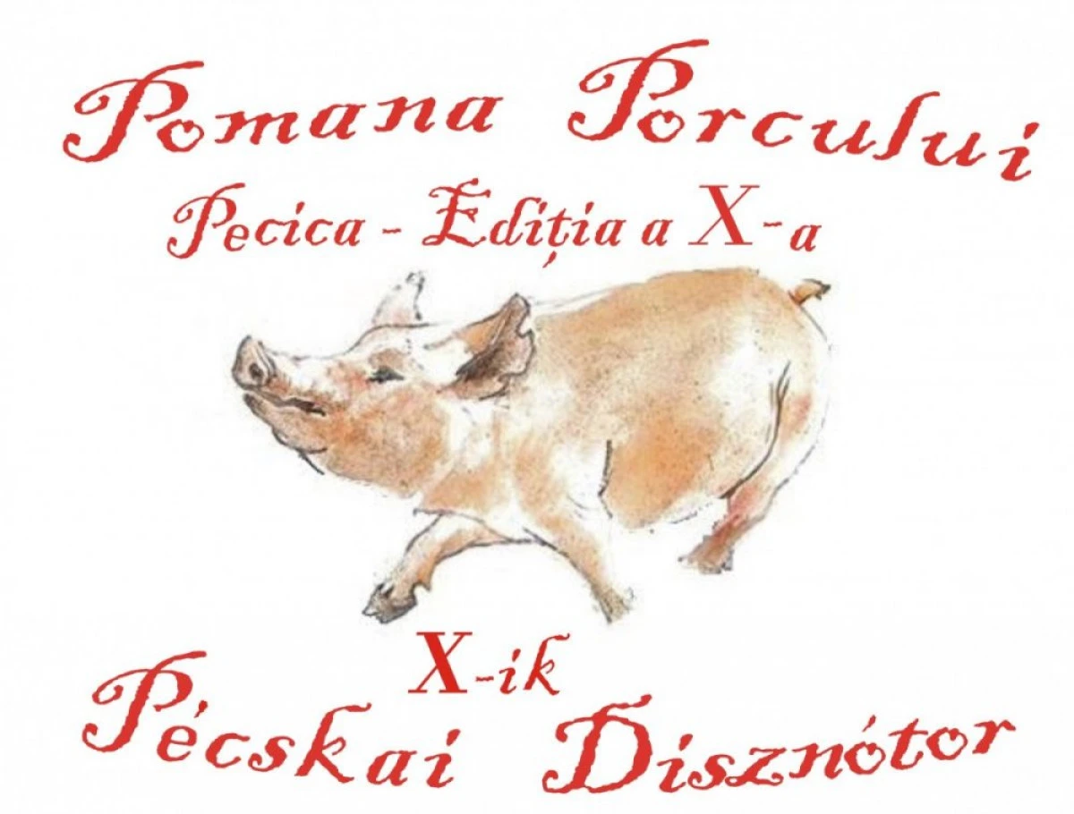 Pomana Porcului Pecica a ajuns la ediţia a zecea