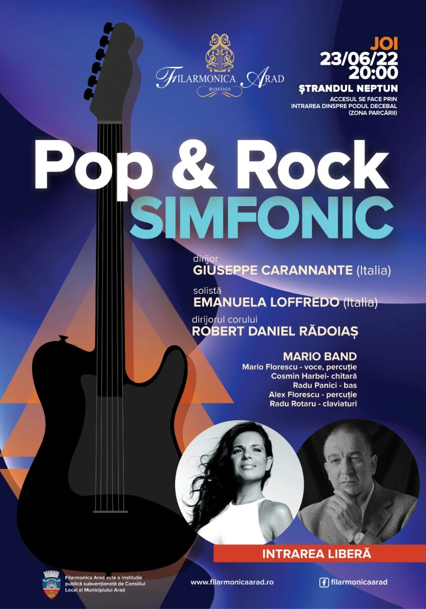 Pop & Rock Simfonic, evenimentul Open Air al lunii iunie