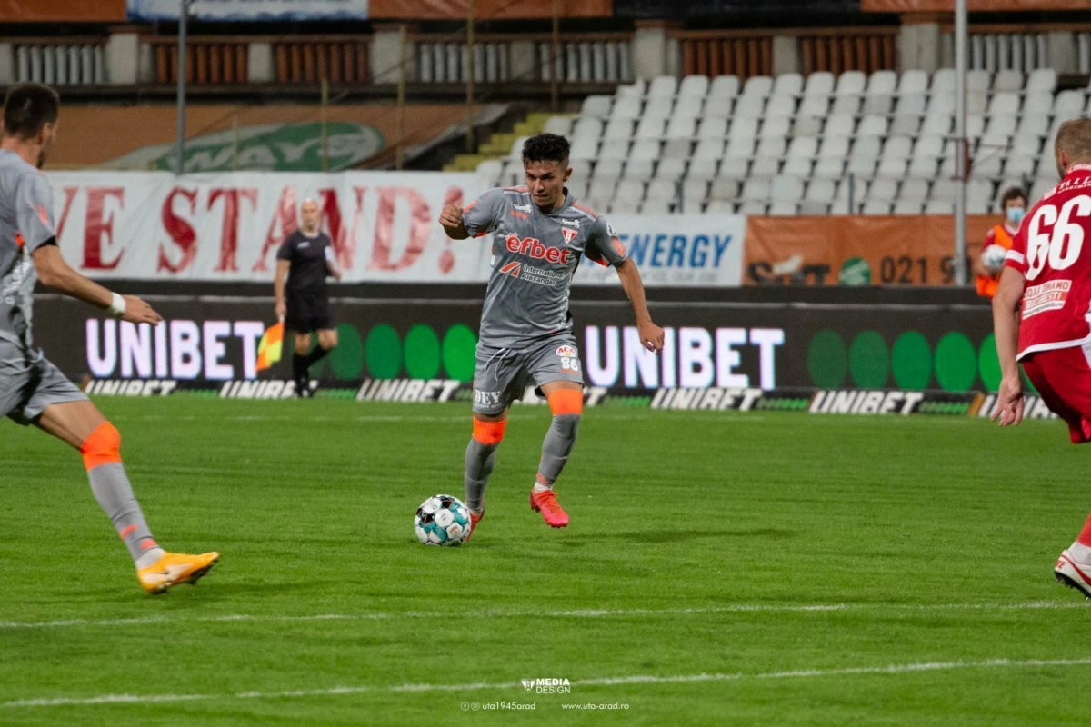 Portarul Iacob şi juniorul Rusu, remarcaţii UTA-ei în "Ştefan cel Mare"