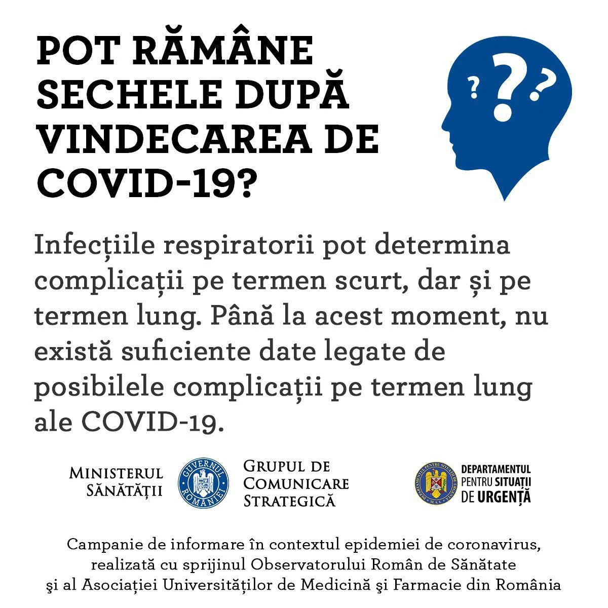 Pot rămâne sechele după vindecarea de COVID-19?