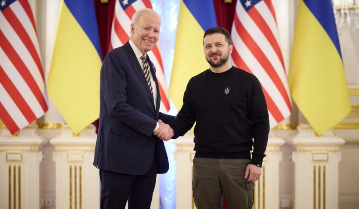 Președintele american Joe Biden se află la Kiev, într-o vizită surpriză