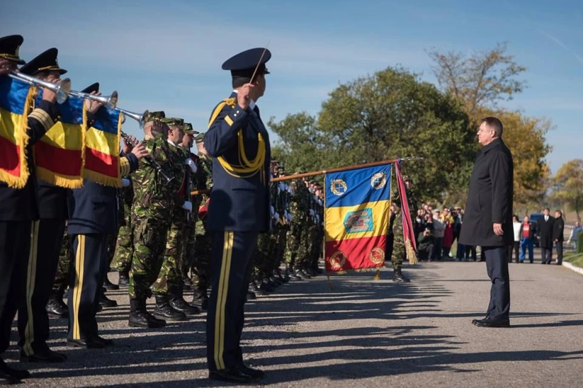 PRESEDINTELE KLAUS IOHANNIS A PARTICIPAT LA ZIUA ARMATEI, LA ARAD
