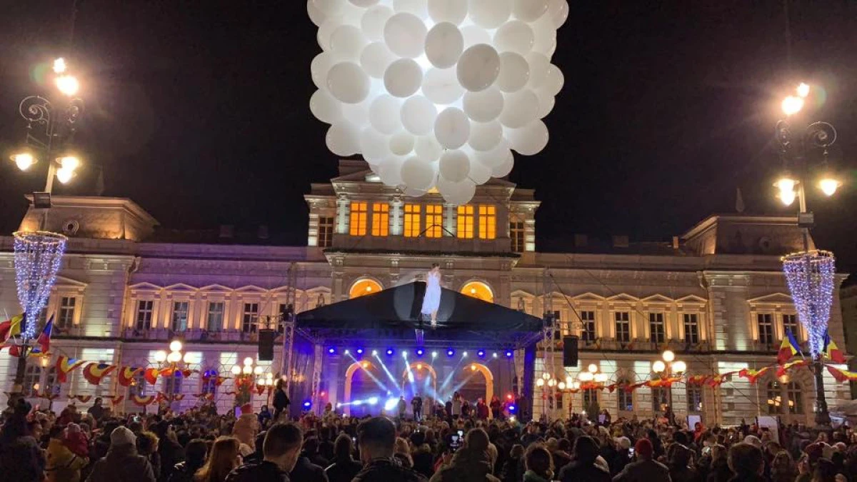Primăria Arad a deschis Târgul de Iarnă, ediția Centenar