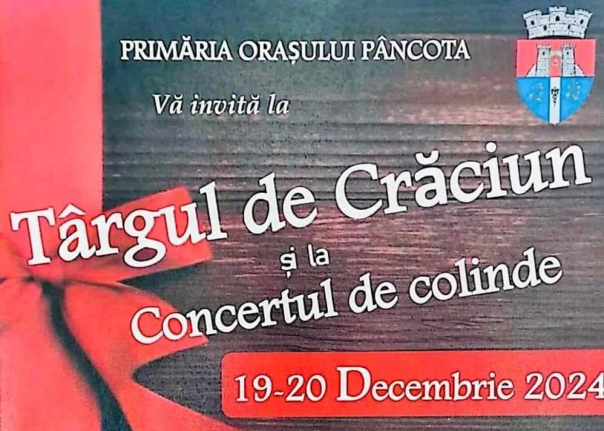 Primăria Pâncota organizează Târg de Crăciun și concert de colinde