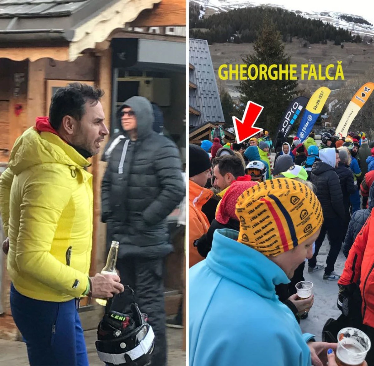 Primarul Gheorghe Falcă, vacanţă opulentă în Alpi