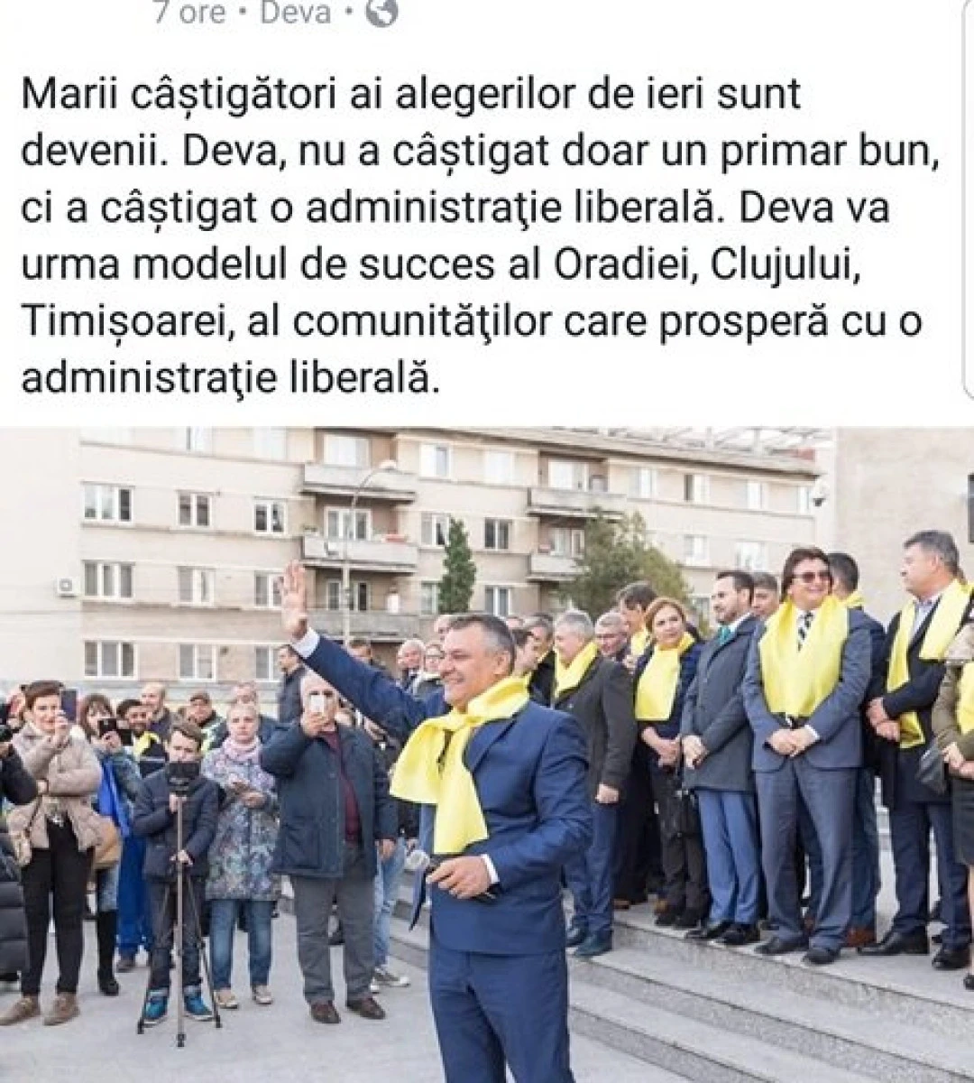 Primarul PNL de la Deva se delimitează de Gheorghe Falcă
