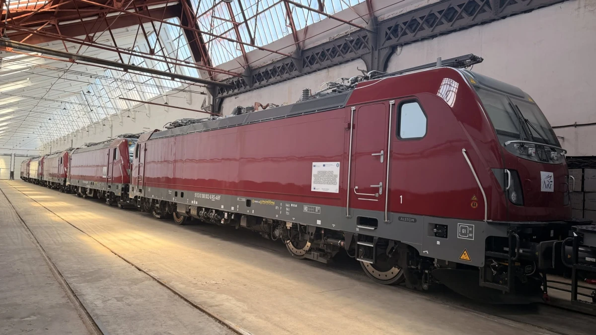 Primele cinci locomotive electrice Alstom au fost recepționate. Vor circula și pe ruta Timișoara–Arad–București–Constanța