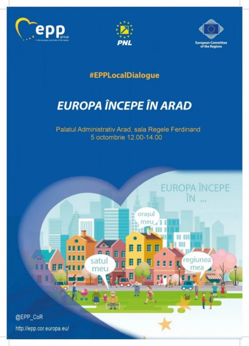 Primul dialog local organizat de Comitetul Regiunilor la Arad