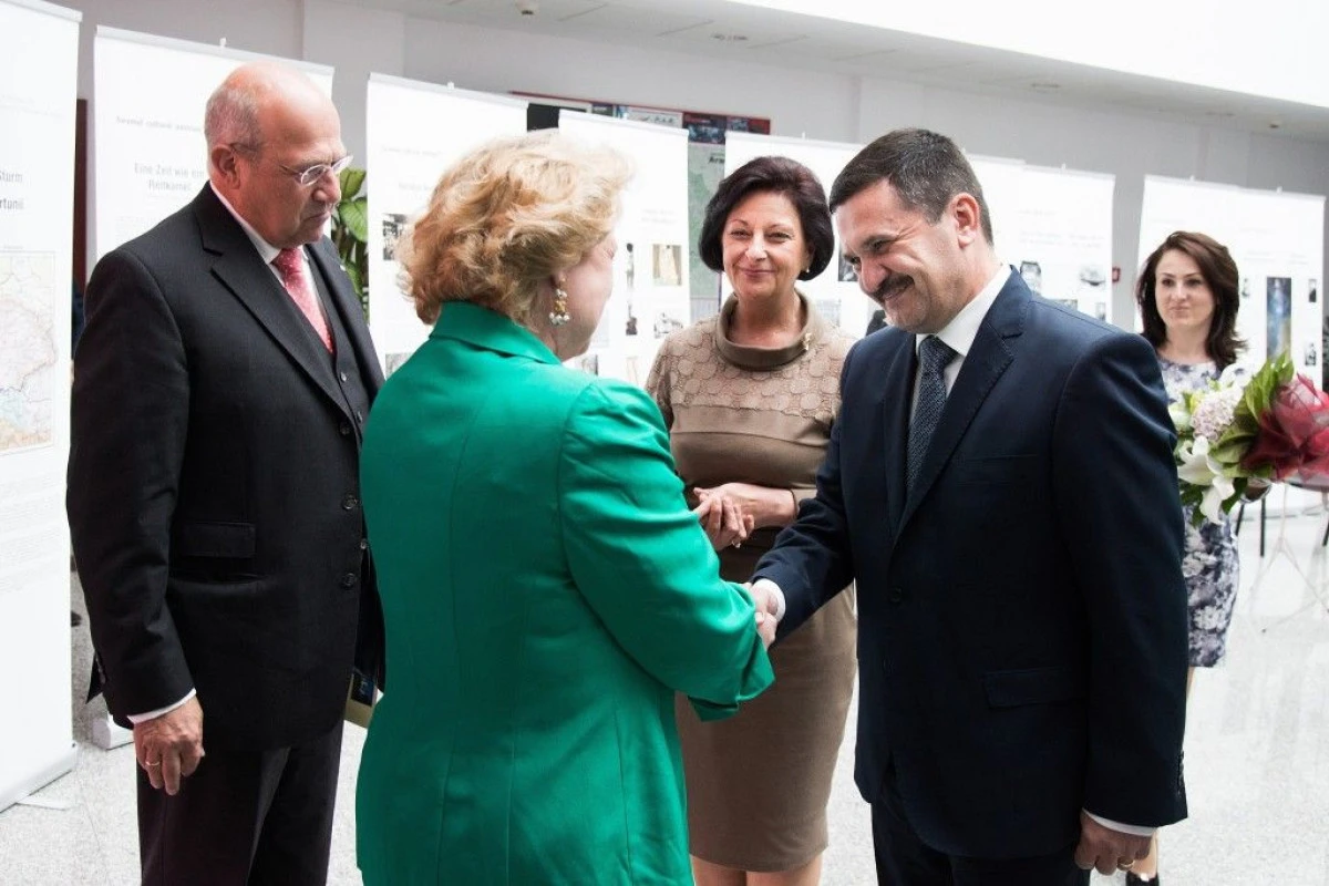 PRINTESA ANITA DE HOHENBERG, IN VIZITA LA CONSILIUL JUDETEAN ARAD
