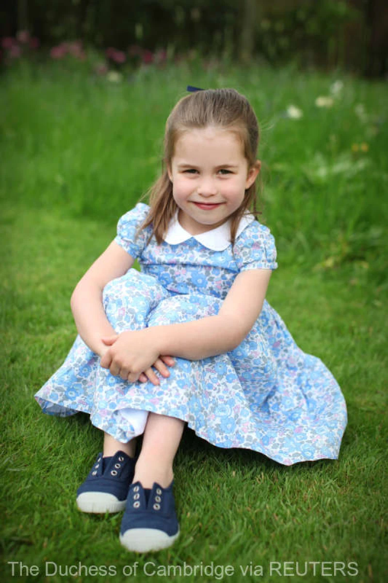 Prinţesa Charlotte a Marii Britanii, la a patra aniversare