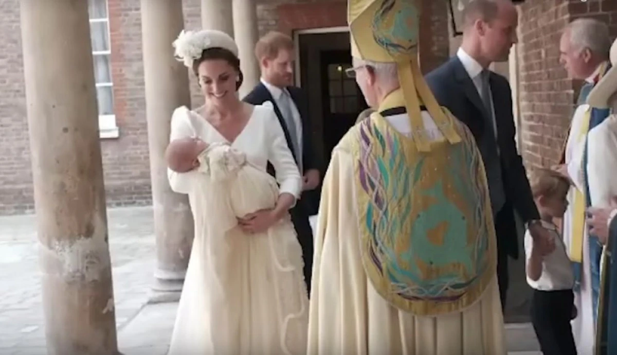 Prințul Louis a fost botezat